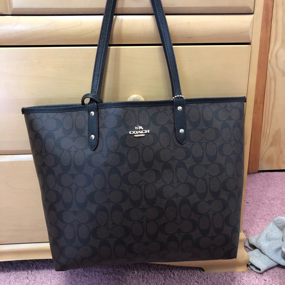NWOT Brown Coach Tote Bag